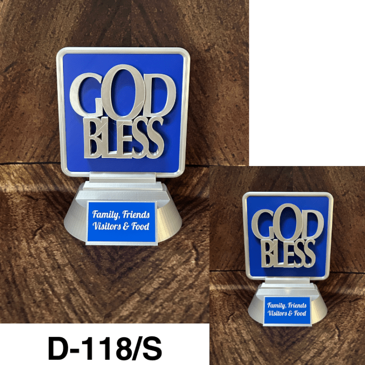God Bless (Silver)